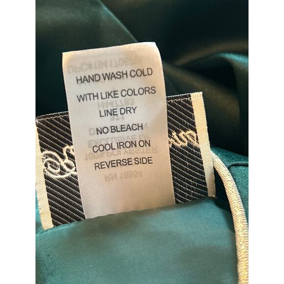 NWT Rare Editions Little Girl's Green Party Dress Special Occasion Bow Size 7 - Picture 7 of 7